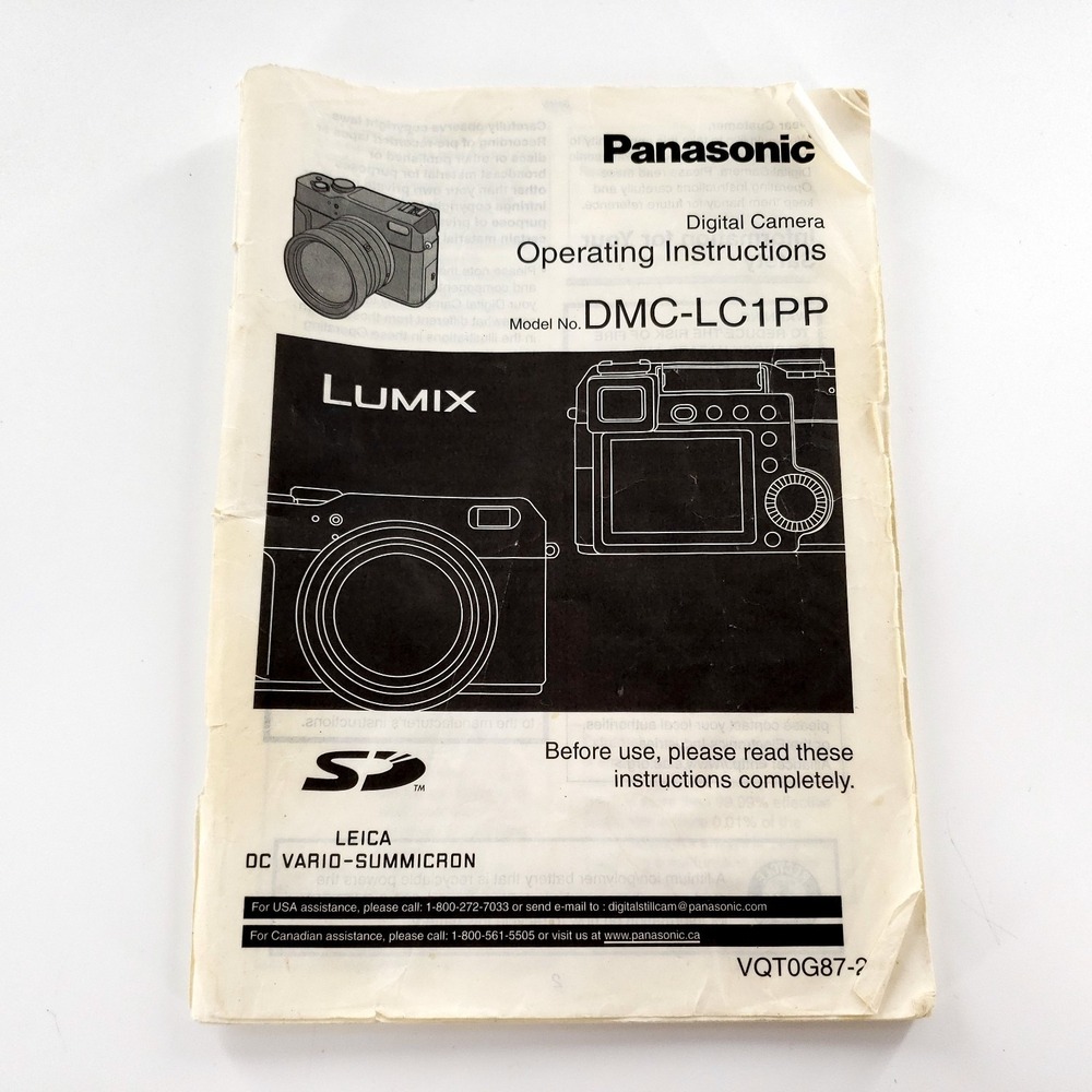 Panasonic Lumix DMC-LC1 5.0MP Digital Camera w/ SD Card, Battery, Charger Tested - Picture 14 of 16